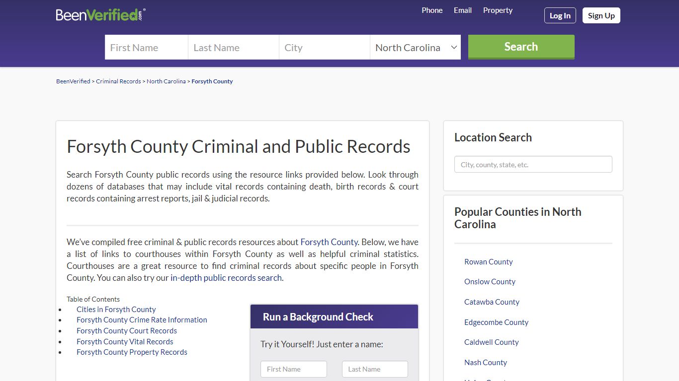 Forsyth County Arrest Records in NC - BeenVerified